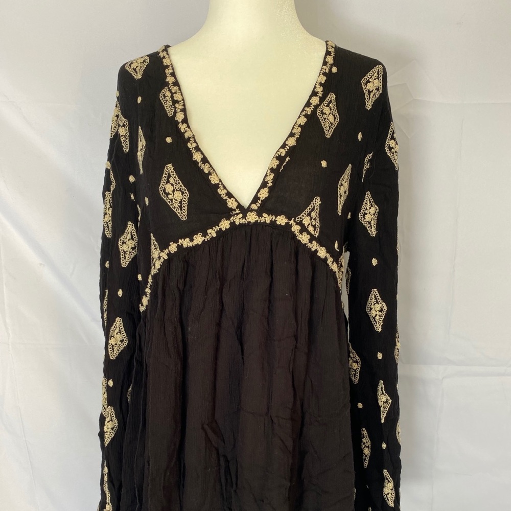 Free People Mini Dress with embroidery